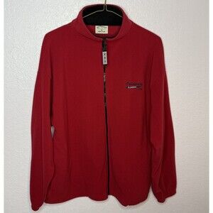 San Francisco Fleece Jacket Coat Red Embroidered Orlando Florida USA Full Zip XL